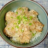 ☆ねぎ塩にんにく鷄焼き丼☆